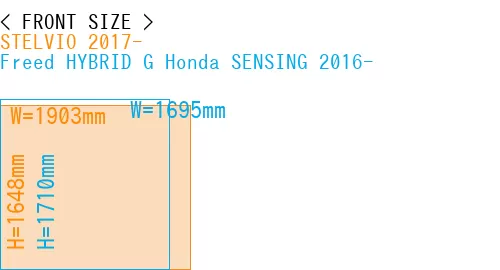 #STELVIO 2017- + Freed HYBRID G Honda SENSING 2016-